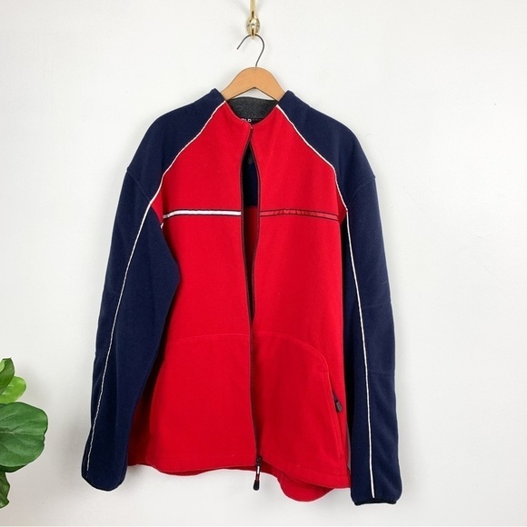 Vintage ‘02 Tommy Hilfiger Men’s Zip Up Sports Jacket Sz XL - Picture 2 of 10